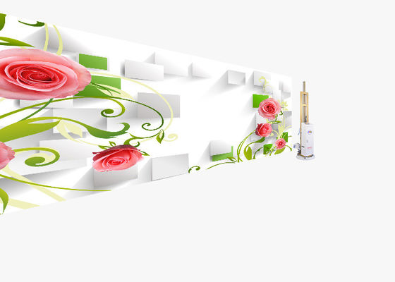 720 * 2880dpi Direct To Wall Printer Print Robot พร้อมหัวพิมพ์ทำความสะอาดอัตโนมัติ