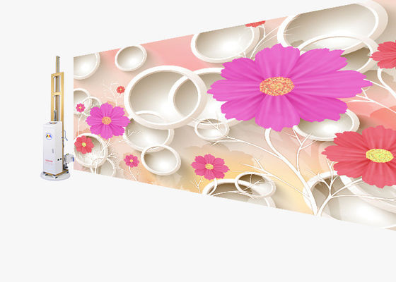 62kg 720x2880Dpi เครื่องพิมพ์แนวตั้งตกแต่งผนัง, เครื่องทาสีผนังอัตโนมัติ