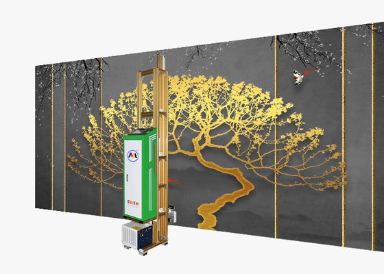 ผ้าใบศิลปะ 3d จิตรกรรมฝาผนังแนวตั้งหุ่นยนต์อัตโนมัติเปล่าข้าม
