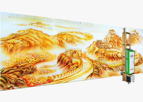 ผ้าใบศิลปะ 3d จิตรกรรมฝาผนังแนวตั้งหุ่นยนต์อัตโนมัติเปล่าข้าม