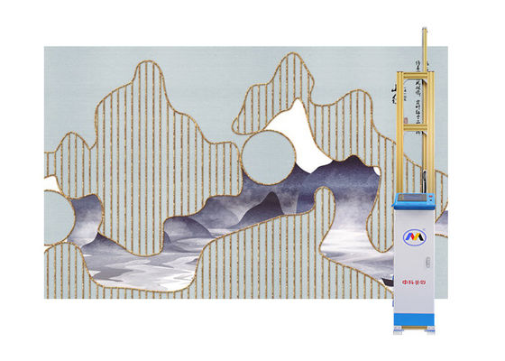 ใบรับรอง CE เครื่องพิมพ์อิงค์เจ็ท 3D Wall การพิมพ์ภาพจิตรกรรมฝาผนังอัตโนมัติสำหรับโรงแรม