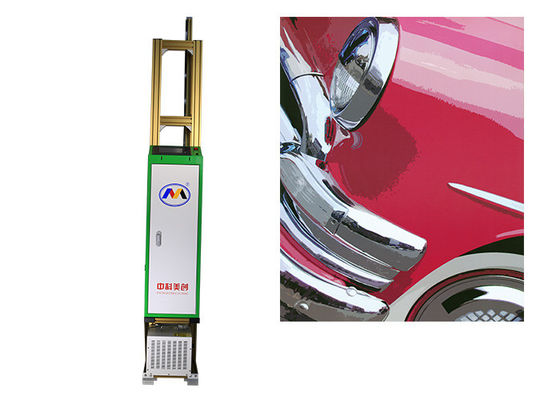 เครื่องพิมพ์ผนังแนวตั้ง Cmyk Uv Ink 3d ผลการติดตามพื้นผิวการพิมพ์