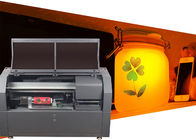 หลอด UV LED CMYKW เครื่องพิมพ์ฉลากขวดหัวพิมพ์ทำความสะอาดอัตโนมัติ USB 3.0 720 - 1220 Dpi
