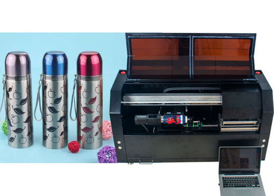 เส้นผ่านศูนย์กลางที่พิมพ์ได้ 55-88 มม. เครื่องพิมพ์กระบอก Zkmc การพิมพ์ฉลากขวดหมุนอัตโนมัติ