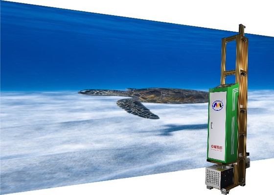 การพิมพ์ตกแต่งฝาผนัง 720dpi 3d Wall Inkjet Printer Machine