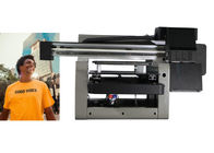 CMYKW T เสื้อการ์เม้นท์ผ้าไฟเบอร์ A3 Flatbed Printer Machine