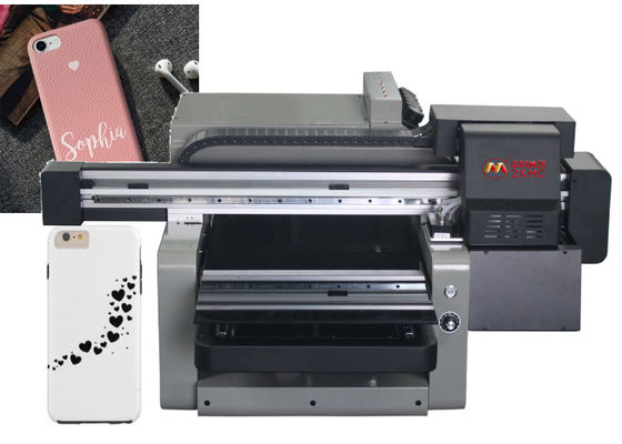 2 หัว CMYKW 5 สี 4060 A2 + เครื่องพิมพ์ Flatbed Uv สำหรับไม้
