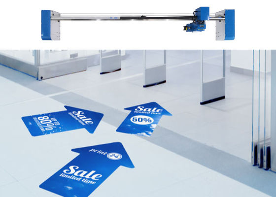 0.1m Led Flatbed Printer ตกแต่งพื้นโรงรถ Graffiti